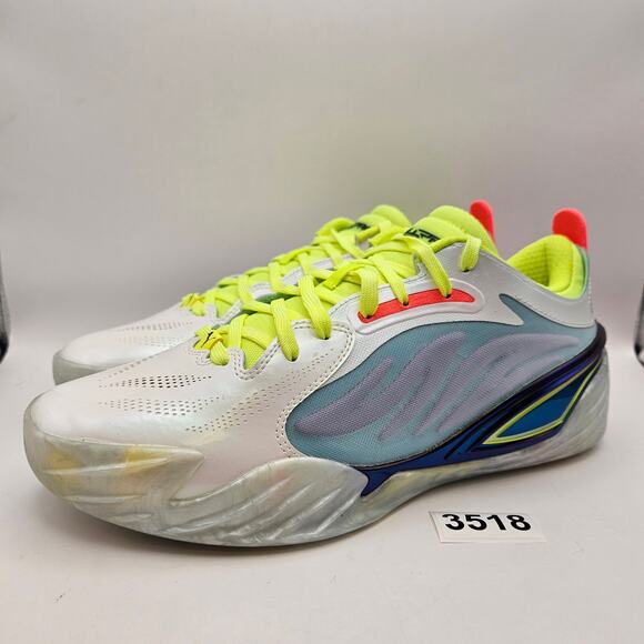 PUMA MEN\'S 8.5 ALL-PRO NITRO ELITE BASKETBALL WHITE MULTI-COLOR NWOB 311262-01 main image 5
